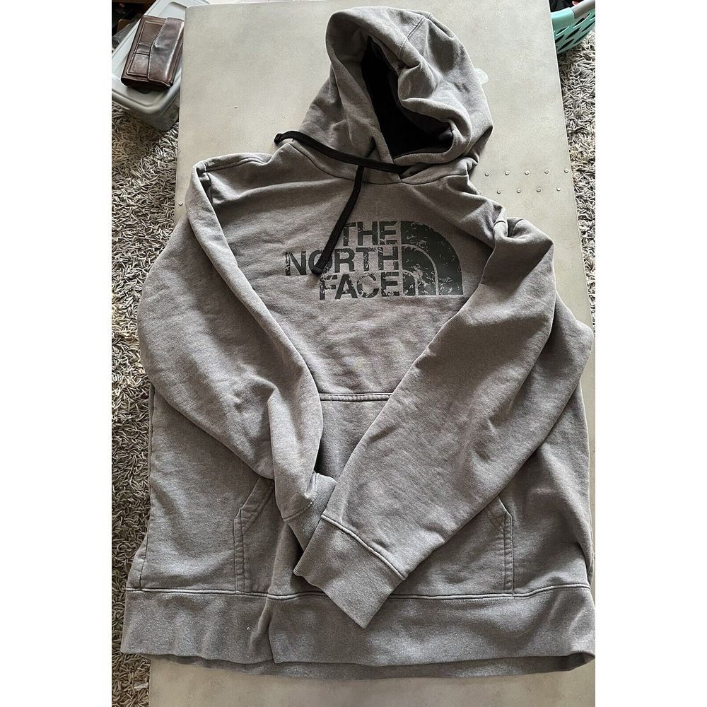 the north face Men's XL  Gray Pullover Hoodie Excellent